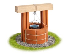 teifoc-Steinbaukästen Brunnen