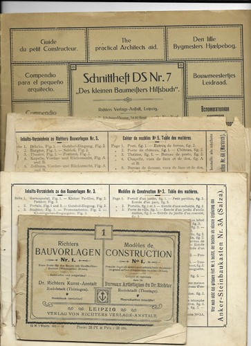 Drei hefte bauvorlagen und ein - und,