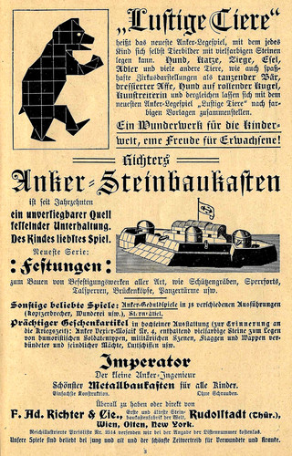 Anzeige reklame 1916 - 1916:, anker