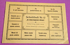 Schnittheft Nr. 12  -  Anker