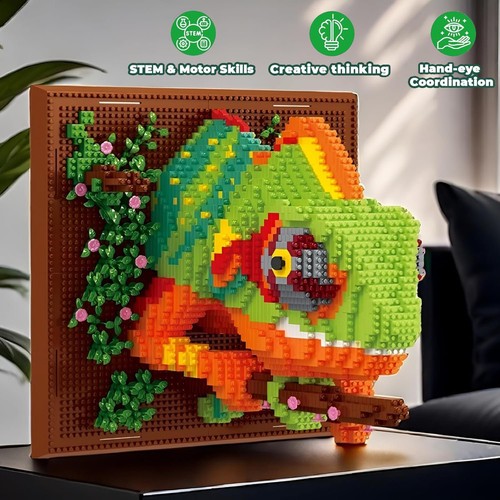 Chamäleon baukästen wand - baukästen, 3d