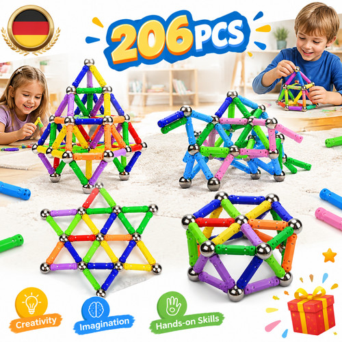 Magnetbausteine 206 stück - 206,