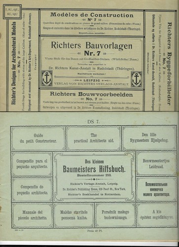 Bauvorlagen und schnittheft - bauvorlagen,